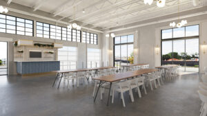 Event space open seating