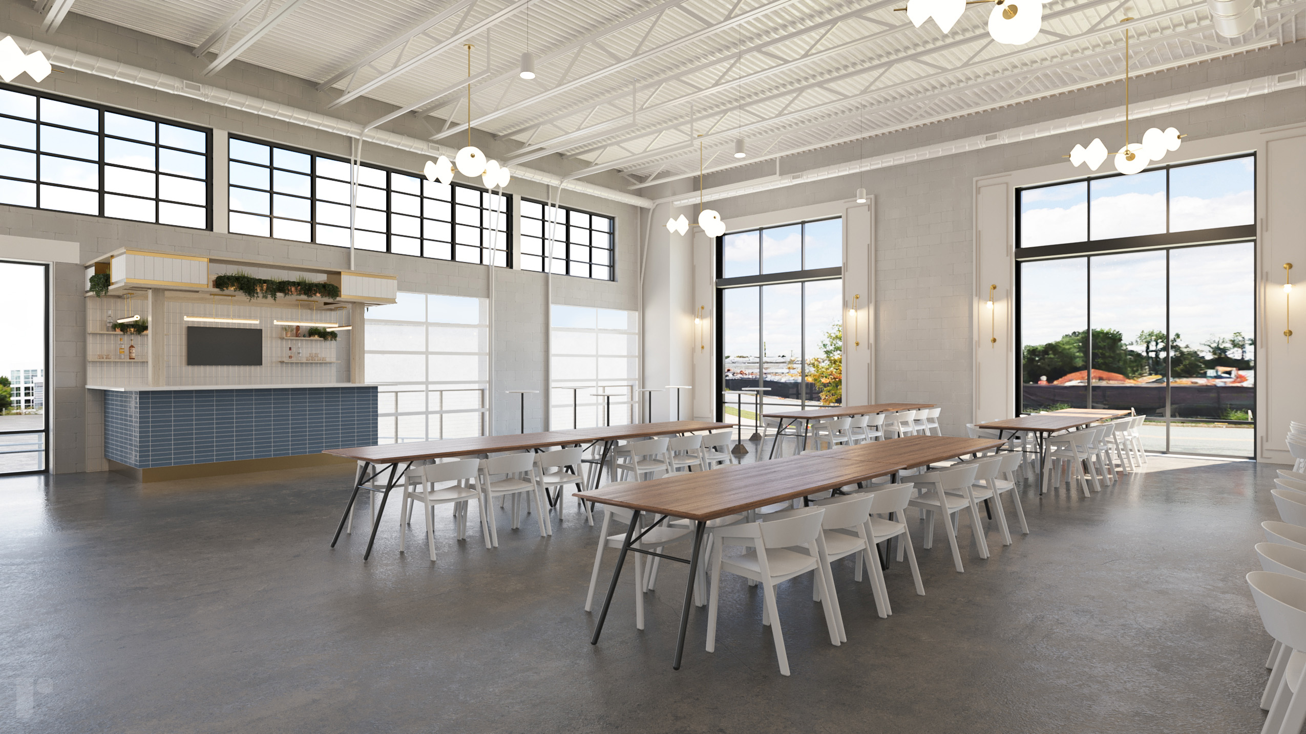 Event space open seating