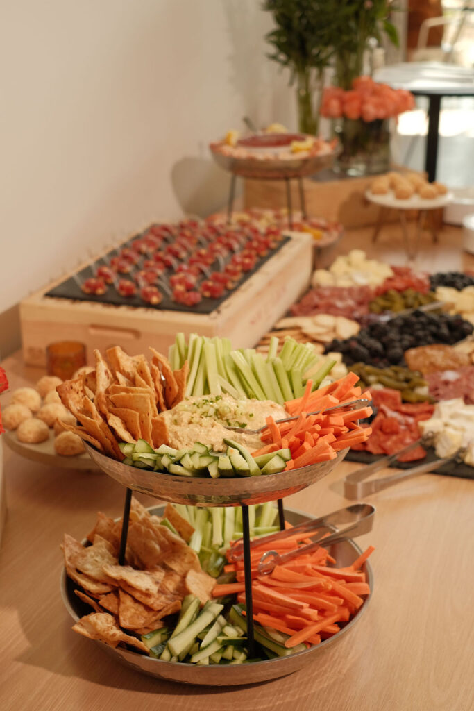 Charcuterie display at PINE