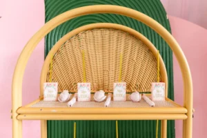Shelf with decor