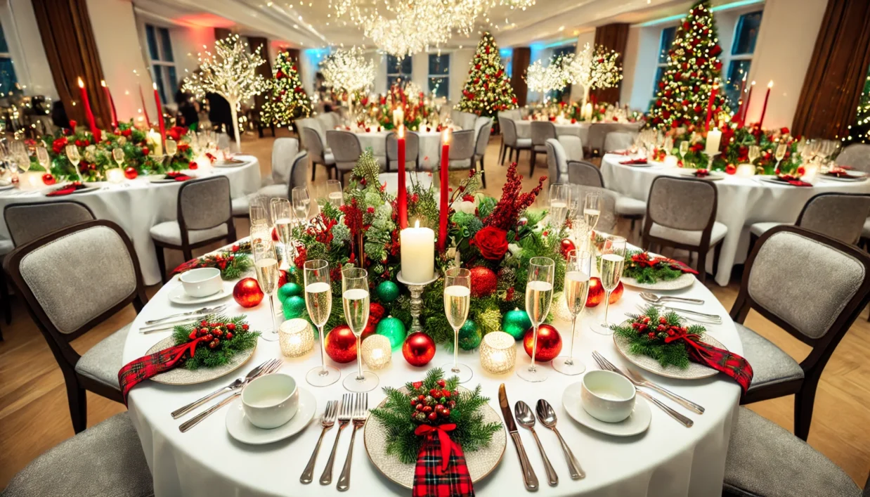 DALL·E-2024-08-05-21.02.54-A-festive-table-setting-for-an-office-Christmas-party.-The-table-is-elegantly-decorated-with-a-white-tablecloth-red-and-green-holiday-themed-centerpi-1238x707-1.webp